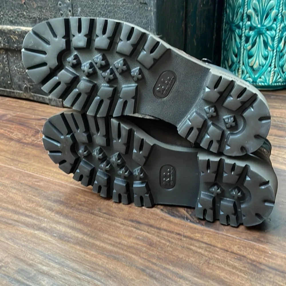 NEW KENNETH COLE Rhode Hiker Suede and Leather Lace up Men’s Hiking Boots Sz 7.5 - Picture 10 of 11